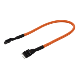 Orange Alchemy Multisleeved Audio Extension Cable, 45cm