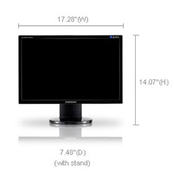 Black Widescreen LCD Monitor 
