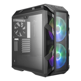 MasterCase H500M Tempered Glass, No PSU, E-ATX, Iron Grey, Mid Tower Case