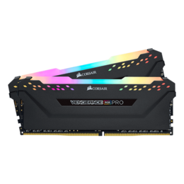 16GB Kit (2 x 8GB) VENGEANCE® RGB Pro DDR4 3600MHz, CL18, Black, RGB LED, DIMM Memory