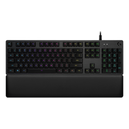 G513, RGB LED, GX Blue Switches, Wired USB, Carbon, Mechanical Gaming Keyboard