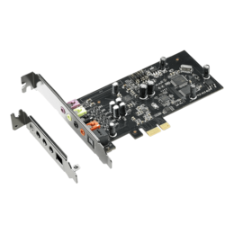 Xonar SE, Internal, 5.1 channels, 24-bit 192KHz, w/ Amplifier, PCI Express 2.0 x1, Sound Card