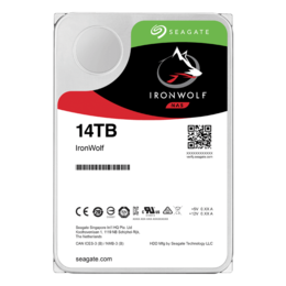 14TB IronWolf ST14000VN0008, 7200 RPM, SATA 6Gb/s, 512e, 256MB cache, 3.5-Inch HDD