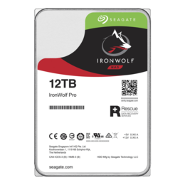 12TB IronWolf Pro ST12000NE0008, 7200 RPM, SATA 6Gb/s, 512e, 256MB cache, 3.5-Inch HDD