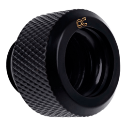 Eiszapfen 13mm G1/4&quot; HardTube Knurled Compression Fitting - Black