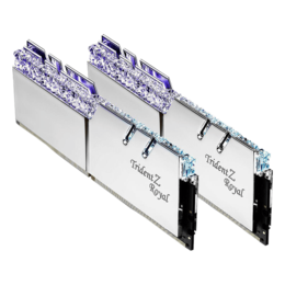 16GB Kit (2 x 8GB) Trident Z Royal DDR4 3200MHz, CL16, Silver, RGB LED, DIMM Memory