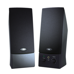 CA-2016WB, 2.0 (2 x 1.5W), Black, Retail Speaker System