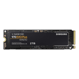 2TB 970 EVO Plus 2280, 3500 / 3300 MB/s, V-NAND 3-bit MLC, PCIe 3.0 x4 NVMe, M.2 SSD