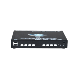 4K HDMI Quad Screen Splitter/Multiviewer, 1RU Dual Side-by-Side Rackmount