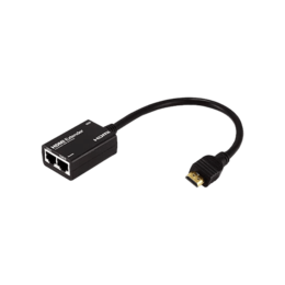 Mini HDMI Extender via two CAT5e/6/6a