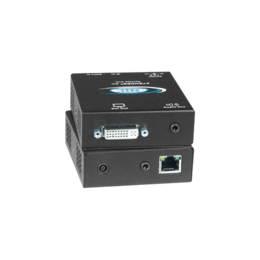 DVI Receiver with IR and Stereo Audio via One CATx to 300 feet