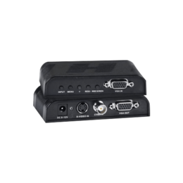 BNC/RCA Composite Video + S-Video to VGA Converter
