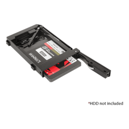 T-C25HD-P, Custom Size Trayless, 2.5&quot; SATA HDD/SSD, Hot-swap Plastic Rack