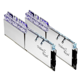 32GB Kit (2 x 16GB) Trident Z Royal DDR4 3600MHz, CL19, Silver, RGB LED, DIMM Memory