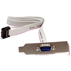CBL-0010LP Serial Port Cable w/ Low-Profile Bracket, 9-pin, OEM