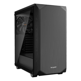 Pure Base 500 Tempered Glass, No PSU, Black, Mid Tower Case