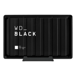 8TB BLACK D10 Game Drive, USB 3.2 Gen 1, Portable, Black, External Hard Drive