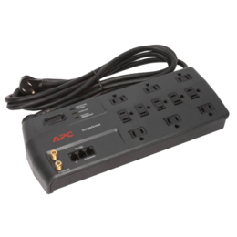 P11VT3, 11 Outlets, 8-ft cord, 120V/15A, Black, Surge Protector