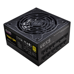 750 GA, 80 PLUS Gold 750W, ECO Mode, Fully Modular, ATX Power Supply
