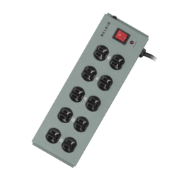 F9D1000-15, 10 Outlets, 15-ft cord, Gray, Surge Protector