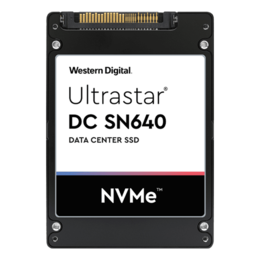3.2TB Ultrastar DC SN640 7mm, 3100 / 1800 MB/s, 3D TLC NAND, PCIe 3.1 x4 NVMe, U.2 2.5-Inch, 2 DW/D, SSD