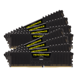 256GB Kit (8 x 32GB) VENGEANCE® LPX DDR4 3200MHz, CL16, Black, DIMM Memory