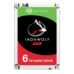 6TB IronWolf ST6000VN001, 5400 RPM, SATA 6Gb/s, 256MB cache, 3.5-Inch HDD
