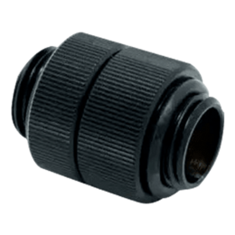 EK-AF Extender Rotary M-M G1/4 - Black