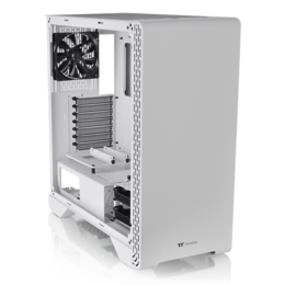 S300 Snow, Tempered Glass, No PSU, ATX, White, Mid Tower Case