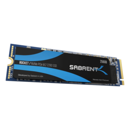 256GB Rocket 2280, 3100 / 1050 MB/s, 3D TLC NAND, PCIe 3.1 x4 NVMe, M.2 SSD