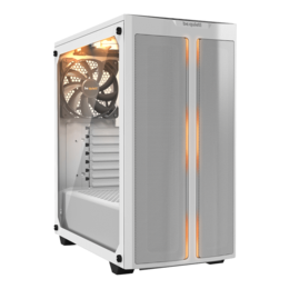 Pure Base 500DX, Tempered Glass, No PSU, ATX, White, Mid Tower Case