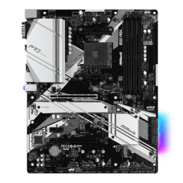 B550 Pro4, AMD B550 Chipset, AM4, HDMI, ATX Motherboard