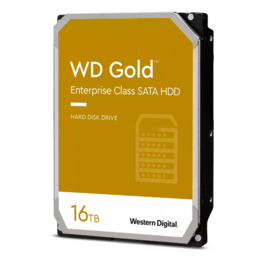 16TB Gold WD161KRYZ, 7200 RPM, SATA 6Gb/s, 512e, 512MB cache, Non-SED, 3.5&quot; HDD	