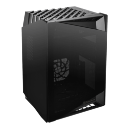 LD03, Tempered Glass, No PSU, Mini-ITX, Black, Mini Cube Case