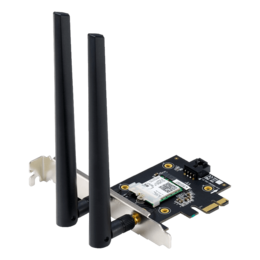 PCE-AX3000, Internal, Dual-Band 2.4 / 5GHz, 574 / 2402 Mbps, PCI Express 3.0 x1, Wireless Adapter
