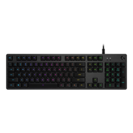 G512, RGB LED, GX Brown Tactile, Wired USB, Carbon, Mechanical Gaming Keyboard