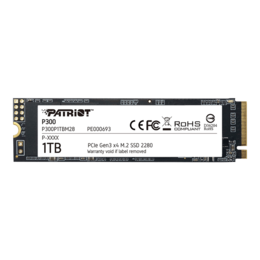 1TB P300 2280, 2100 / 1650 MB/s, PCIe 3.0 x4 NVMe, M.2 SSD