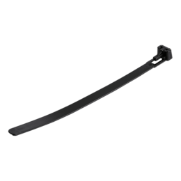CBMZTRB6BK, 6&quot;(15cm) Reusable Cable Ties - 1/4&quot;(7mm) wide, 100 Pack - Black