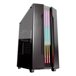 GEMINI S Tempered Glass, No PSU, E-ATX, Iron Grey, Mid Tower Case