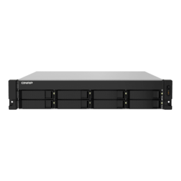 TS-832PXU-4G, 8-bay 2U NAS Server, Alpine AL324, 4-core 1.7GHz processor, 16GB DDR4 RAM (4GB pre-installed), SATA 6Gb/s, 2.5GbLAN / 2, 10GbLAN / 2, Type-A USB 3.2 Gen 1 / 4, 250W PSU