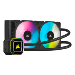 iCUE H100i ELITE CAPELLIX, w/ iCUE Commander CORE, 240mm Radiator, Liquid Cooling System