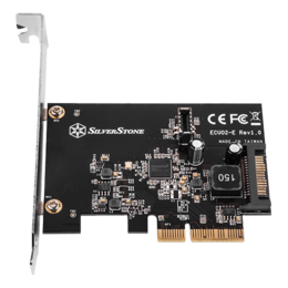 ECU02-E USB 3.2 Gen 2 Internal 20-Pin Connector Type-C Port Header to PCIe Gen 3.0 x2