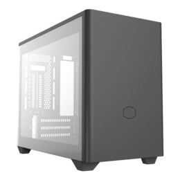 MasterBox NR200P Tempered Glass, No PSU, Mini-ITX, Black, Mini Tower Case