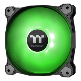 Pure A12 120mm, Green LEDs, 1500 RPM, 56.45 CFM, 25.8 dBA, Cooling Fan