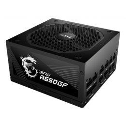 MPG A650GF, 80 PLUS Gold 650W, Fully Modular, ATX Power Supply
