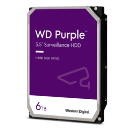 6TB Purple WD62PURZ, 5640 RPM, SATA 6Gb/s, 128MB cache, 3.5-Inch HDD