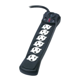Essential SurgeArrest P6B, 6 Outlets, 6-ft cord, 120V, Black, Surge Protector