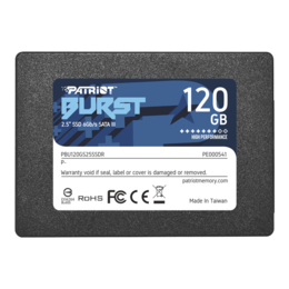 120GB Burst Elite 7mm, 450 / 320 MB/s, 3D NAND, SATA 6Gb/s, 2.5-Inch SSD