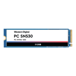 512GB SN530 2280, 2400 / 1750 MB/s, 3D NAND, PCIe 3.0 x4 NVMe, M.2 SSD