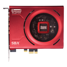 Sound Blaster Z SE, Internal, 7.1 channels, 24-bit 192kHz, w/ Amplifier, PCI Express 3.0 x1, Sound Card